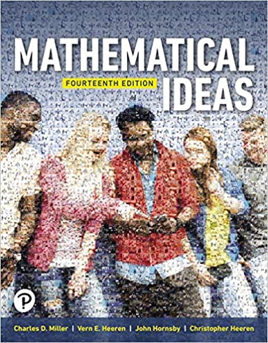 Mathematical Ideas (14th Edition) [2019] - Original PDF